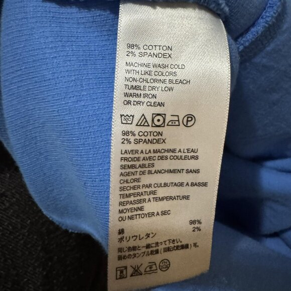 Tommy Bahama Sweater Womens Medium Blue Quarter Zip Pullover Stretch Marlin Logo - Picture 5 of 9